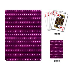 Galaxy Stripes Pattern Playing Card