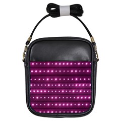 Galaxy Stripes Pattern Girls Sling Bags