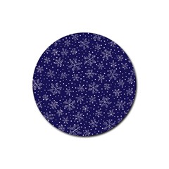 Pattern Circle Multi Color Rubber Coaster (round)  by Nexatart