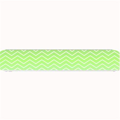 Green Line Zigzag Pattern Chevron Small Bar Mats by Nexatart