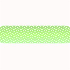 Green Line Zigzag Pattern Chevron Large Bar Mats by Nexatart