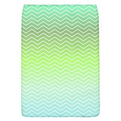 Green Line Zigzag Pattern Chevron Flap Covers (l)  by Nexatart