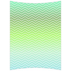 Green Line Zigzag Pattern Chevron Back Support Cushion by Nexatart