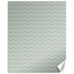 Vintage Pattern Chevron Canvas 11  X 14   by Nexatart