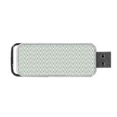 Vintage Pattern Chevron Portable Usb Flash (two Sides) by Nexatart