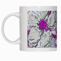 Bouquet Flowers Plant Purple White Mugs by Nexatart