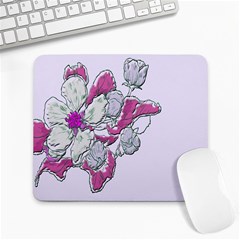 Bouquet Flowers Plant Purple Large Mousepads by Nexatart