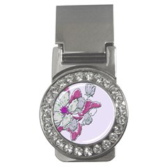 Bouquet Flowers Plant Purple Money Clips (cz)  by Nexatart