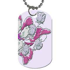 Bouquet Flowers Plant Purple Dog Tag (one Side) by Nexatart