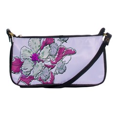 Bouquet Flowers Plant Purple Shoulder Clutch Bags by Nexatart