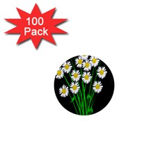 Bouquet Geese Flower Plant Blossom 1  Mini Magnets (100 Pack)  by Nexatart