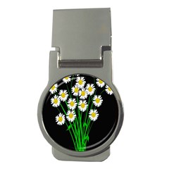 Bouquet Geese Flower Plant Blossom Money Clips (round)  by Nexatart