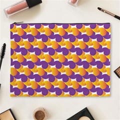 Pattern Background Purple Yellow Cosmetic Bag (xl) by Nexatart