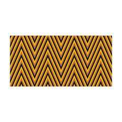 Chevron Brown Retro Vintage Yoga Headband by Nexatart