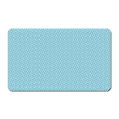 Blue Pattern Background Texture Magnet (rectangular) by Nexatart