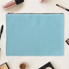 Blue Pattern Background Texture Cosmetic Bag (xl) by Nexatart