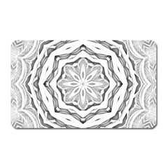 Mandala Pattern Floral Magnet (rectangular) by Nexatart