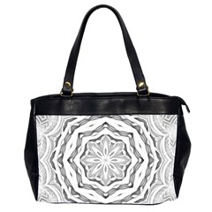 Mandala Pattern Floral Office Handbags (2 Sides)  by Nexatart