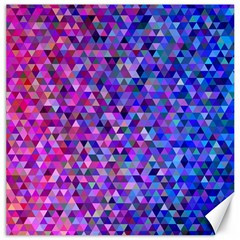 Triangle Tile Mosaic Pattern Canvas 20  X 20   by Nexatart