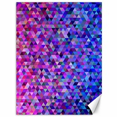 Triangle Tile Mosaic Pattern Canvas 36  X 48   by Nexatart