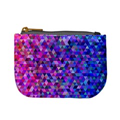 Triangle Tile Mosaic Pattern Mini Coin Purses by Nexatart