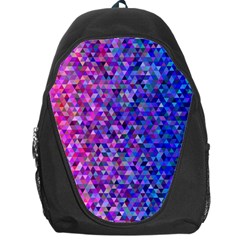 Triangle Tile Mosaic Pattern Backpack Bag by Nexatart