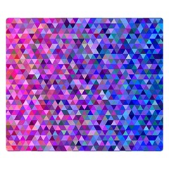 Triangle Tile Mosaic Pattern Double Sided Flano Blanket (small)  by Nexatart