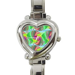 Seamless Pattern Twirl Spiral Heart Italian Charm Watch by Nexatart