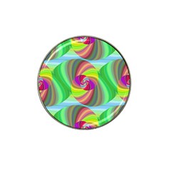 Seamless Pattern Twirl Spiral Hat Clip Ball Marker by Nexatart