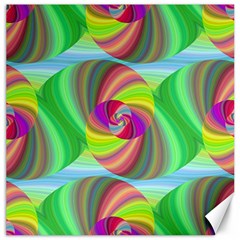 Seamless Pattern Twirl Spiral Canvas 16  X 16   by Nexatart