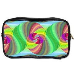 Seamless Pattern Twirl Spiral Toiletries Bags by Nexatart