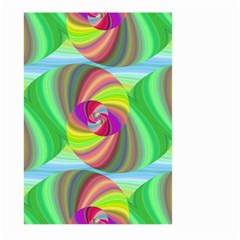 Seamless Pattern Twirl Spiral Large Garden Flag (two Sides) by Nexatart