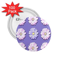 Daisy Flowers Wild Flowers Bloom 2 25  Buttons (100 Pack)  by Nexatart