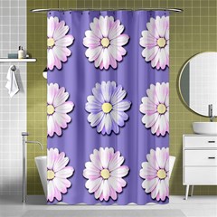 Daisy Flowers Wild Flowers Bloom Shower Curtain 48  X 72  (small)  by Nexatart