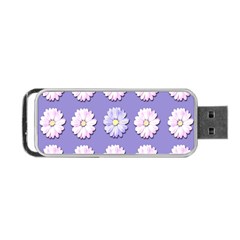 Daisy Flowers Wild Flowers Bloom Portable Usb Flash (two Sides) by Nexatart