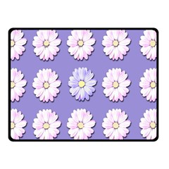 Daisy Flowers Wild Flowers Bloom Double Sided Fleece Blanket (small) 