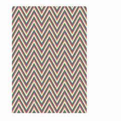 Chevron Retro Pattern Vintage Large Garden Flag (two Sides) by Nexatart