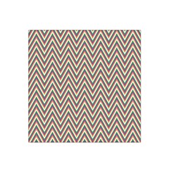 Chevron Retro Pattern Vintage Satin Bandana Scarf by Nexatart