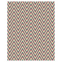 Chevron Retro Pattern Vintage Drawstring Bag (small) by Nexatart