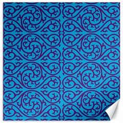 Monogram Blue Purple Background Canvas 12  X 12   by Nexatart