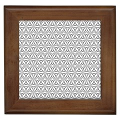 Seamless Pattern Monochrome Repeat Framed Tiles