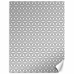 Seamless Pattern Monochrome Repeat Canvas 12  X 16   by Nexatart