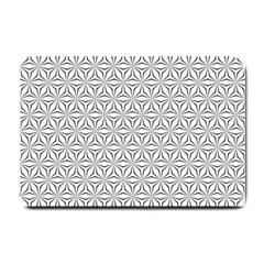 Seamless Pattern Monochrome Repeat Small Doormat  by Nexatart