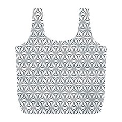 Seamless Pattern Monochrome Repeat Full Print Recycle Bags (l)  by Nexatart