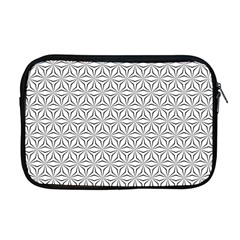 Seamless Pattern Monochrome Repeat Apple Macbook Pro 17  Zipper Case by Nexatart