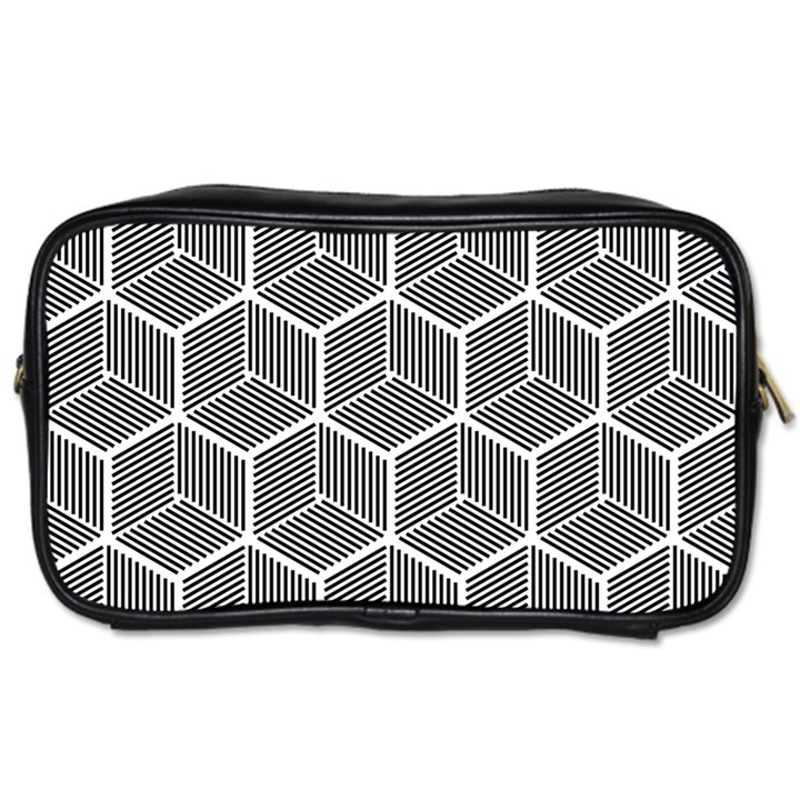 Cube Pattern Cube Seamless Repeat Toiletries Bags