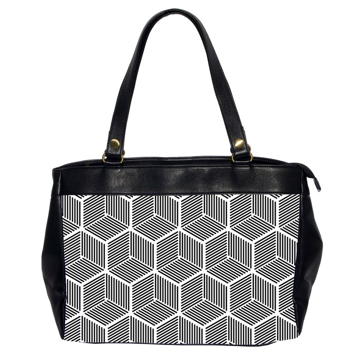 Cube Pattern Cube Seamless Repeat Office Handbags (2 Sides) 