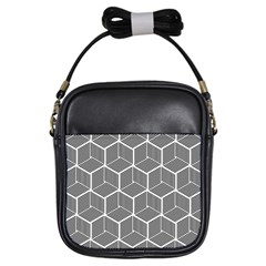 Cube Pattern Cube Seamless Repeat Girls Sling Bags by Nexatart