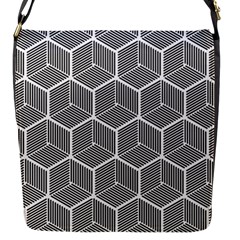 Cube Pattern Cube Seamless Repeat Flap Messenger Bag (s) by Nexatart