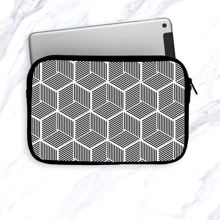 Cube Pattern Cube Seamless Repeat Apple iPad Mini Zipper Cases